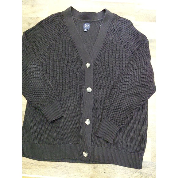 Vintage Gap Y2k 90s Sweater Mens Large Button Up Cardigan Knit - Picture 1 of 8
